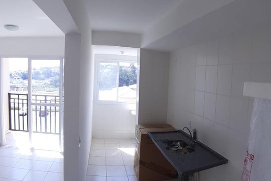 Cozinha de apartamento à venda com 2 quartos, 53m² em Residencial Alexandria, Várzea Paulista