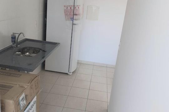 Cozinha de apartamento à venda com 2 quartos, 53m² em Residencial Alexandria, Várzea Paulista