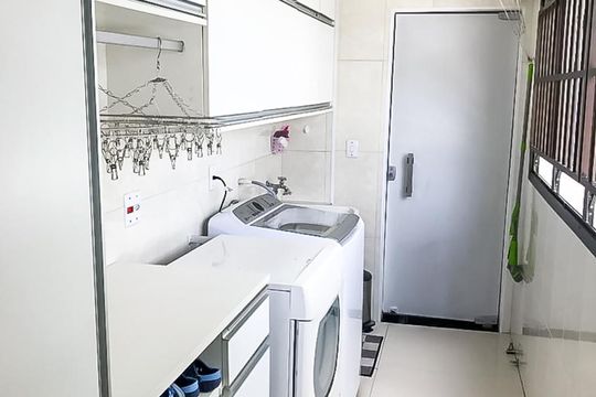Área de Serviço de apartamento para alugar com 4 quartos, 240m² em Santa Paula, São Caetano do Sul