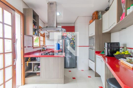 Cozinha de casa à venda com 3 quartos, 165m² em Santa Tereza, Porto Alegre