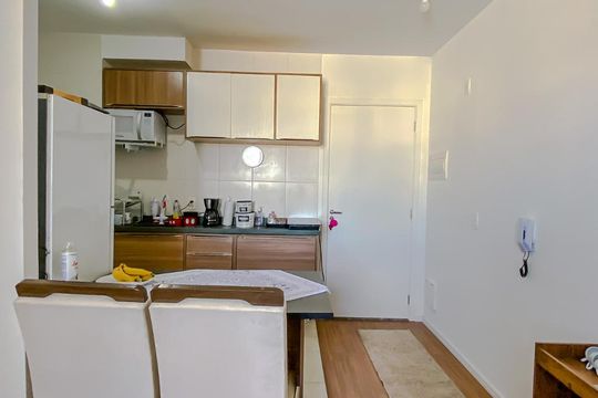 Cozinha de apartamento para alugar com 1 quarto, 35m² em Mooca, São Paulo