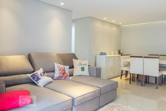 Sala de apartamento à venda com 3 quartos, 110m² em Jardim Vazani, São Paulo