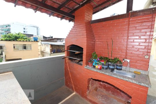 Área comum - Churrasqueira de apartamento à venda com 3 quartos, 100m² em Méier, Rio de Janeiro