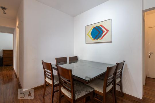 Sala de Jantar de apartamento à venda com 3 quartos, 79m² em Vila Nova Conceição, São Paulo