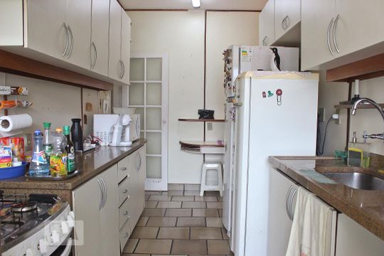 Cozinha de apartamento à venda com 3 quartos, 130m² em São Conrado, Rio de Janeiro