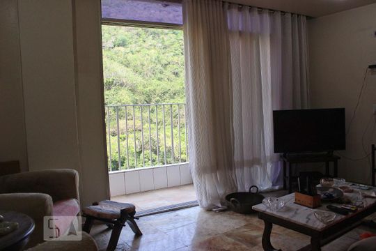 Sala de apartamento à venda com 3 quartos, 130m² em São Conrado, Rio de Janeiro