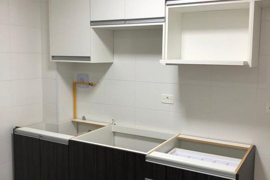 Cozinha de apartamento à venda com 2 quartos, 44m² em São José, Canoas