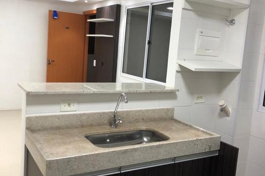 Cozinha de apartamento à venda com 2 quartos, 44m² em São José, Canoas