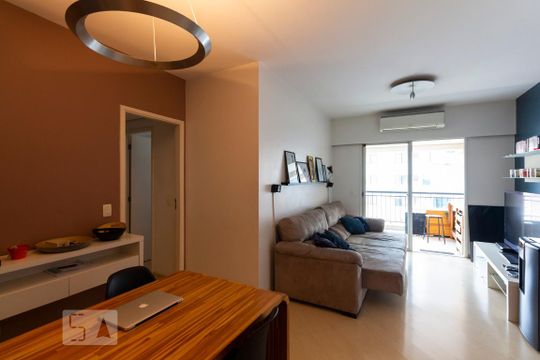 Sala de apartamento para alugar com 3 quartos, 98m² em Vila Clementino, São Paulo
