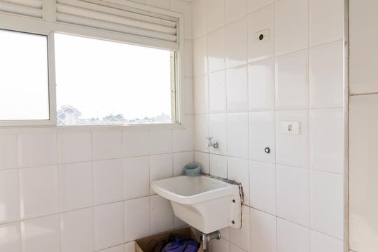 Área de serviço de apartamento à venda com 2 quartos, 57m² em Vila Augusta, Guarulhos