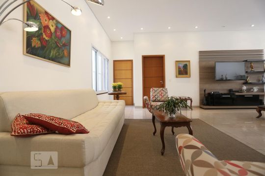 Sala de casa à venda com 5 quartos, 600m² em Vila Indiana, São Paulo