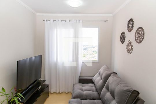 Sala de apartamento à venda com 2 quartos, 43m² em Jardim Campanario, Diadema