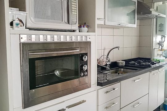 Cozinha de apartamento à venda com 4 quartos, 196m² em Chácara Califórnia, São Paulo