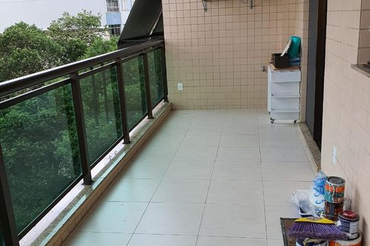 Varanda da Sala de apartamento à venda com 3 quartos, 240m² em Tijuca, Rio de Janeiro