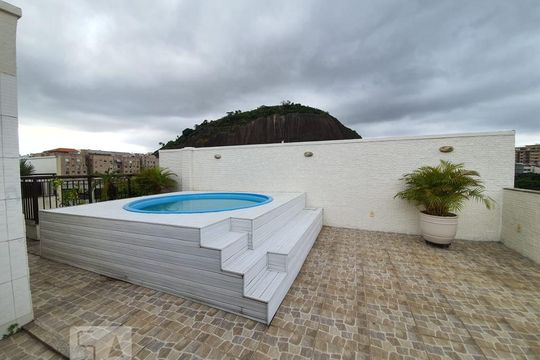 Área comum - Piscina de apartamento à venda com 3 quartos, 240m² em Tijuca, Rio de Janeiro