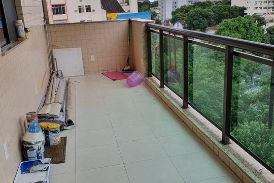 Varanda da Sala de apartamento à venda com 3 quartos, 240m² em Tijuca, Rio de Janeiro