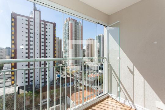 Varanda da Sala de apartamento para alugar com 2 quartos, 53m² em Tatuapé, São Paulo