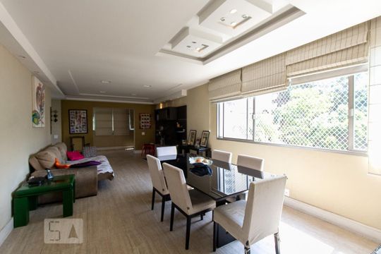 Sala de apartamento à venda com 3 quartos, 156m² em Botafogo, Rio de Janeiro