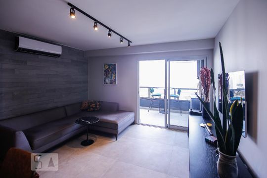 Sala de apartamento para alugar com 2 quartos, 85m² em Água Branca, São Paulo