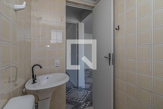 Banheiro social de apartamento para alugar com 2 quartos, 96m² em Sacomã, São Paulo