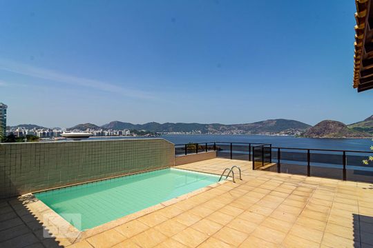 Área comum - Piscina de apartamento à venda com 4 quartos, 572m² em Boa Viagem, Niterói