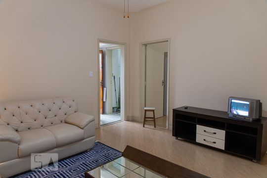 Sala de apartamento para alugar com 1 quarto, 65m² em República, São Paulo