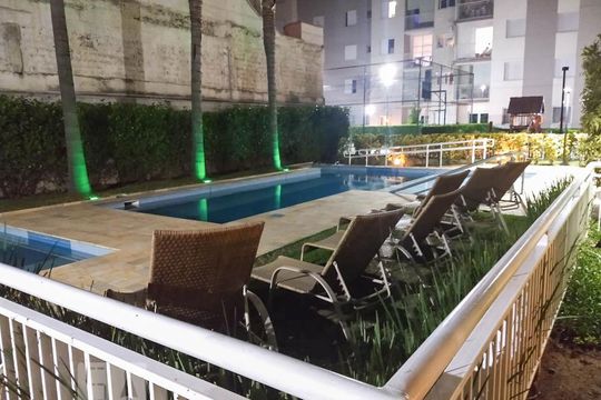 Área comum - Piscina de apartamento à venda com 2 quartos, 51m² em Vila Antonieta, São Paulo