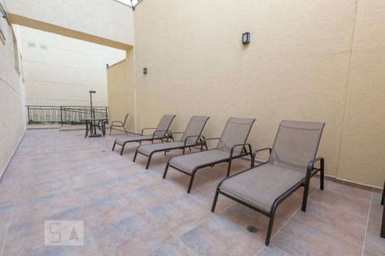 Área comum - Piscina de apartamento para alugar com 1 quarto, 44m² em Santana, São Paulo
