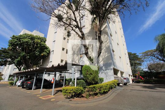 Fachada do bloco de apartamento à venda com 3 quartos, 87m² em Jardim Santa Genebra, Campinas
