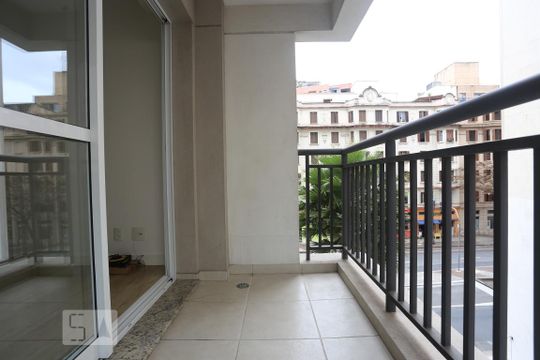 Varanda de apartamento à venda com 1 quarto, 41m² em República, São Paulo