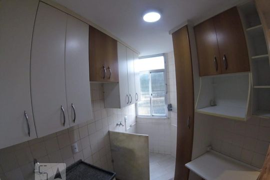 Cozinha e Área de Serviço de apartamento à venda com 3 quartos, 61m² em Anil, Rio de Janeiro