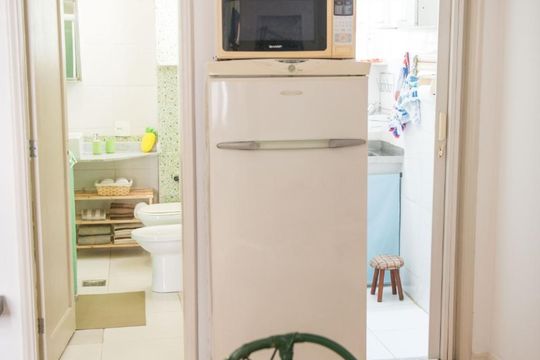 Sala de apartamento para alugar com 1 quarto, 38m² em Flamengo, Rio de Janeiro