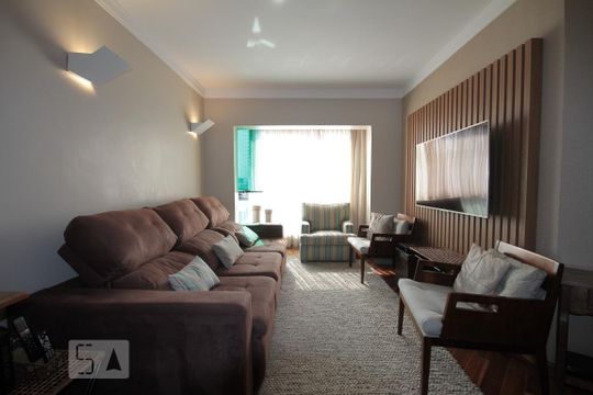 Sala de apartamento à venda com 3 quartos, 114m² em Bosque da Saúde, São Paulo