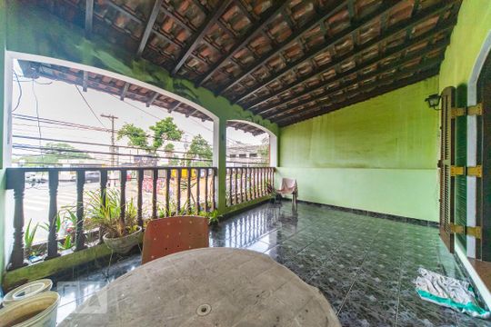 Varanda do Quarto 3 de casa à venda com 3 quartos, 242m² em Vila Curuçá, Santo André