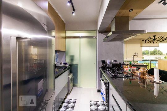 Cozinha de apartamento à venda com 2 quartos, 75m² em Jardim Leonor Mendes de Barros, São Paulo