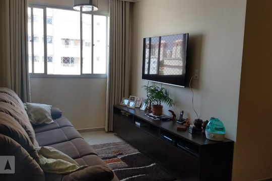 Sala de apartamento à venda com 3 quartos, 78m² em Jardim Ester Yolanda, São Paulo