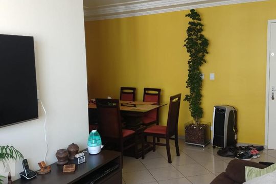 Sala de apartamento à venda com 3 quartos, 78m² em Jardim Ester Yolanda, São Paulo