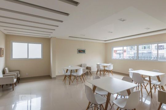 Área comum - Salão de festas de apartamento para alugar com 1 quarto, 41m² em Ipiranga, São Paulo