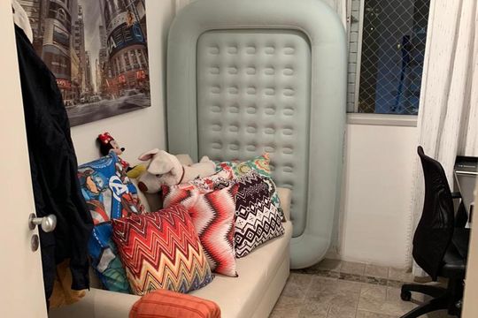 Quarto 2 de apartamento para alugar com 2 quartos, 52m² em Boaçava, São Paulo