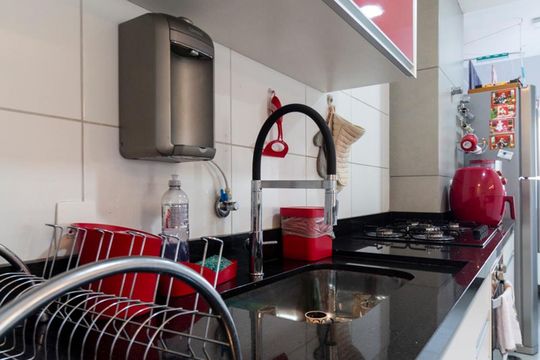 Cozinha de apartamento para alugar com 3 quartos, 125m² em Chácara Inglesa, São Paulo