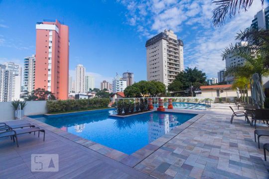 Piscina de apartamento para alugar com 3 quartos, 125m² em Chácara Inglesa, São Paulo