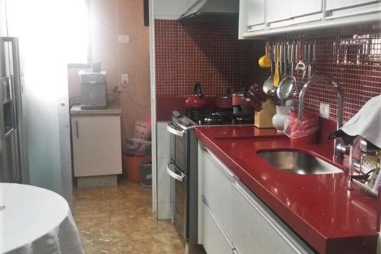 Cozinha de apartamento à venda com 3 quartos, 115m² em Jardim Paraíso, São Paulo