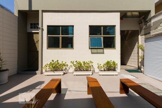 Área Externa de kitnet/studio para alugar com 1 quarto, 28m² em Vila do Encontro, São Paulo