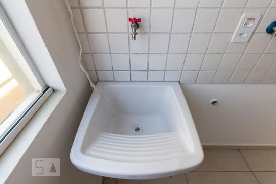 Área de Serviço de kitnet/studio para alugar com 1 quarto, 28m² em Vila do Encontro, São Paulo