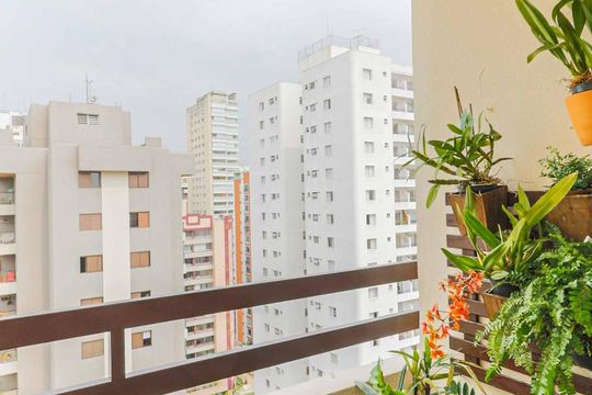 Varanda de apartamento para alugar com 2 quartos, 66m² em Brooklin Paulista, São Paulo