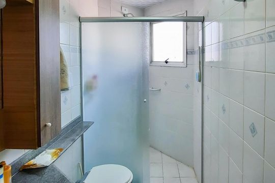 Banheiro Social  de apartamento à venda com 3 quartos, 209m² em Nova Petrópolis, São Bernardo do Campo