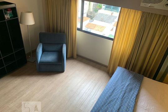 Sala de apartamento à venda com 1 quarto, 28m² em Vila Clementino, São Paulo