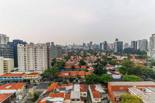 Vista Varanda de apartamento à venda com 1 quarto, 37m² em Vila Cordeiro, São Paulo