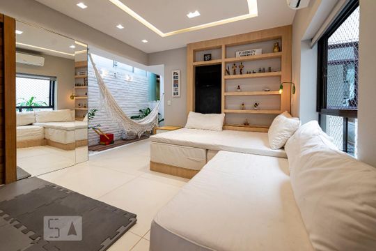 Sala 2 de apartamento à venda com 3 quartos, 198m² em Leblon, Rio de Janeiro