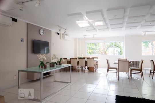 Salão de Festas de apartamento para alugar com 1 quarto, 45m² em Santo Amaro, São Paulo